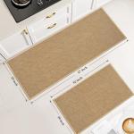 SofterCharm Non-Slip Washable Kitchen Rug Set