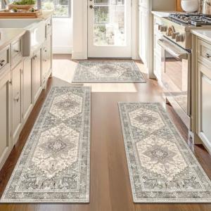 Boho Washable Kitchen Rug Set of 3
