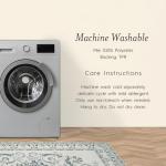 Laura Ashley Sea Spray Blue Medallion Runner Rug