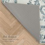 Laura Ashley Sea Spray Blue Medallion Runner Rug