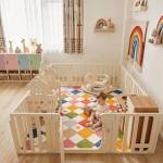 Jinchan 5x7 Washable Kids Non-Slip Area Rug