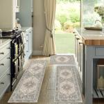 Boho Washable Kitchen Rug Set of 3