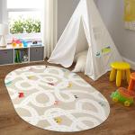 Large Washable Kids Road Rug 4'x6' for Playroom