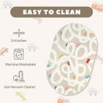 Large Washable Kids Road Rug 4'x6' for Playroom