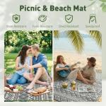 MontVoo 5x8 Waterproof Reversible Outdoor Rug