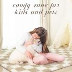 Cozy Beige and White Shag Area Rug 5x7 Ft