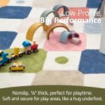 Jinchan 5x7 Washable Kids Non-Slip Area Rug