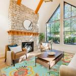 Lahome 6x9ft Floral Non-Slip Outdoor Rug