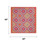 Fab Habitat Cancun 2.5' x 8' Rug, Turquoise & Moss