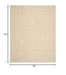Ivory Handmade Jute Area Rug 8x10