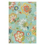 Lahome 6x9ft Floral Non-Slip Outdoor Rug