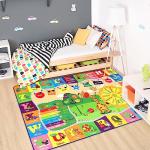 Kid's Learning Area Rug – Non-Slip, Washable 5x7
