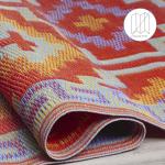 Fab Habitat Cancun 2.5' x 8' Rug, Turquoise & Moss