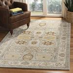 Heritage Collection Light Grey 9' x 12' Area Rug