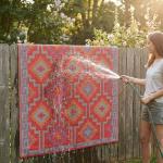 Fab Habitat Cancun 2.5' x 8' Rug, Turquoise & Moss