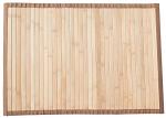 Bamboo Bath Rug with Fabric Edging, Water-Resistant
