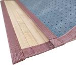 Bamboo Bath Rug with Fabric Edging, Water-Resistant