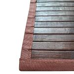 Water Resistant Bamboo Bath Mat Rug - 17" x 24
