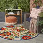 Nourison Aloha Multicolor Indoor/Outdoor Rug 7'10"x10'6
