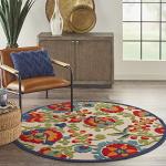 Nourison Aloha Multicolor Indoor/Outdoor Rug 7'10"x10'6