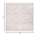 Safavieh Tulum Boho Rug in Ivory and Grey