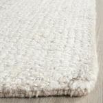 Ivory and Beige Abstract Hand-Tufted Area Rug
