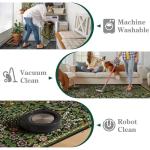 Moynesa 6ft Floral Round Boho Area Rug