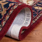 Traditional Oriental Medallion Red Wool Round Rug