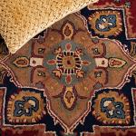 Traditional Oriental Medallion Red Wool Round Rug