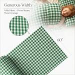 60" Wide Kelly Gingham Fabric for Crafts