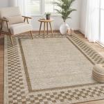 5x7 Non-Slip Washable Modern Area Rug