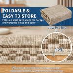 5x7 Non-Slip Washable Modern Area Rug