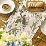 Wildflowers Floral Spring Table Runner 13x72 Inch