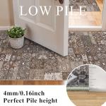 Washable 3x12 Vintage Patchwork Runner Rug