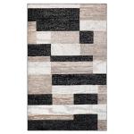 Modern Geometric Indoor Rug with Jute Backing