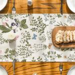 Wildflowers Floral Spring Table Runner 13x72 Inch