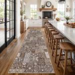 Washable 3x12 Vintage Patchwork Runner Rug
