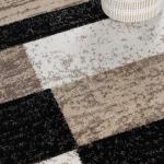 Modern Geometric Indoor Rug with Jute Backing