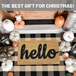 Buffalo Plaid Checkered 3x5 Ft Entryway Rug