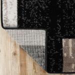 Modern Geometric Indoor Rug with Jute Backing