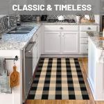 Buffalo Plaid Checkered 3x5 Ft Entryway Rug