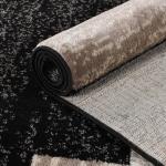 Modern Geometric Indoor Rug with Jute Backing