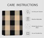 Buffalo Plaid Checkered 3x5 Ft Entryway Rug