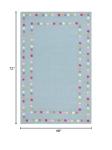 Kids Polka Dot Accent Rug - 4' x 6