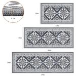 Non-Slip Washable Kitchen Rugs - 3-Piece Set