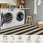 Lahome Elance Striped Jute Outdoor Rug 5x7