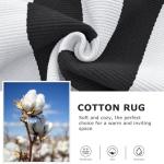 Striped Welcome Mat for Indoor and Outdoor Use