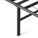 Black Queen Platform Bed Frame by Amazon Basics