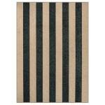 Lahome Elance Striped Jute Outdoor Rug 5x7