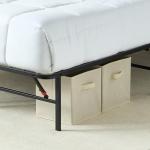 Black Queen Platform Bed Frame by Amazon Basics